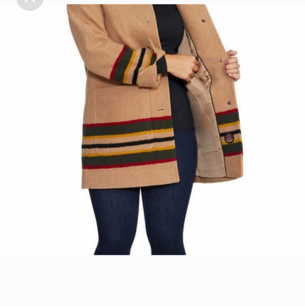 Pendleton Wool Topper Coat, NWT - Picture 2 of 8